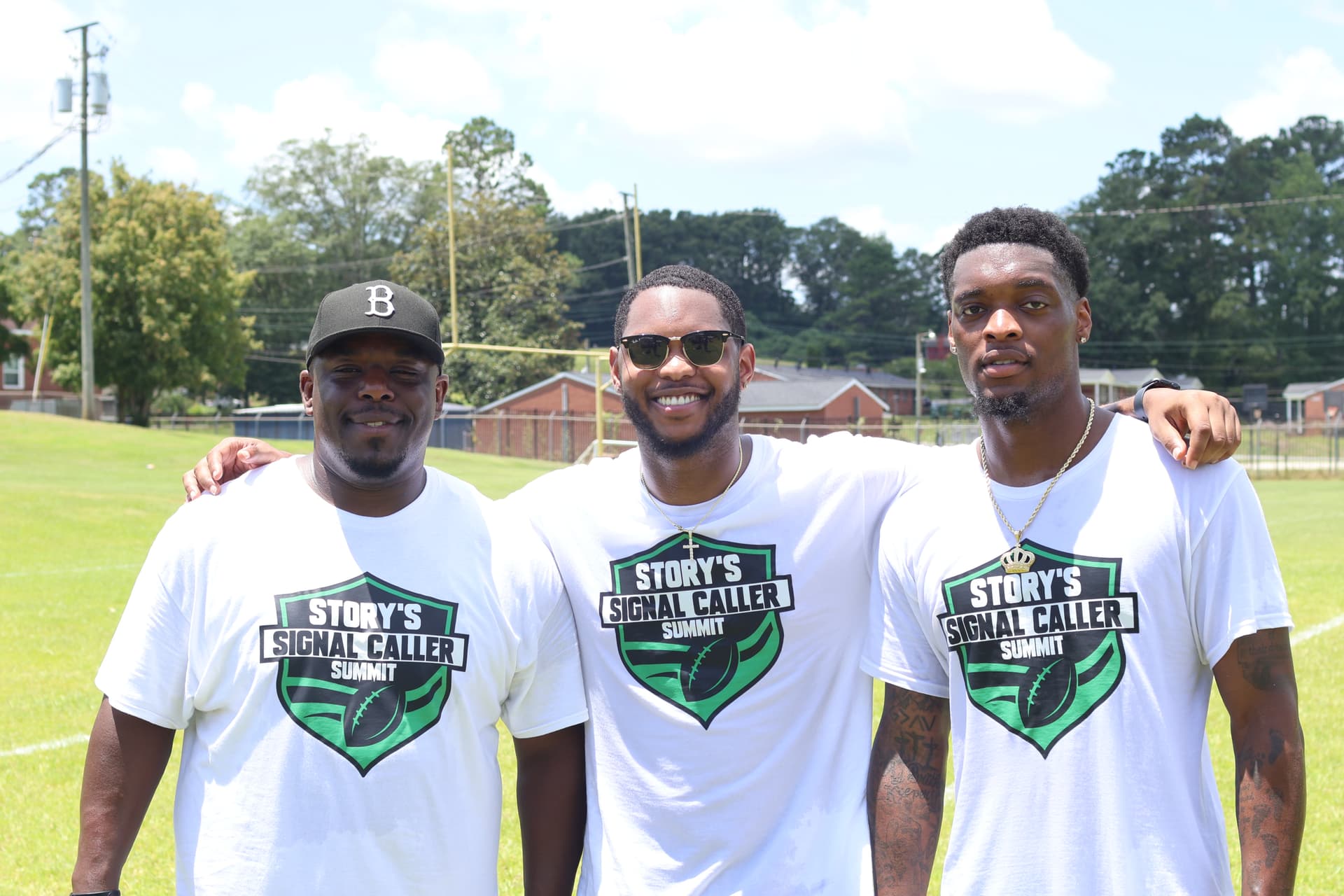 Clifford Story, III with camp participants